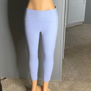 Lululemon Atlantic Light Blue High-Waisted Leggings women’s 14